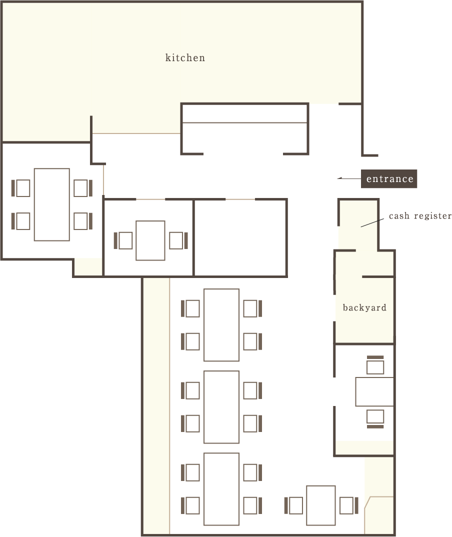 店内図